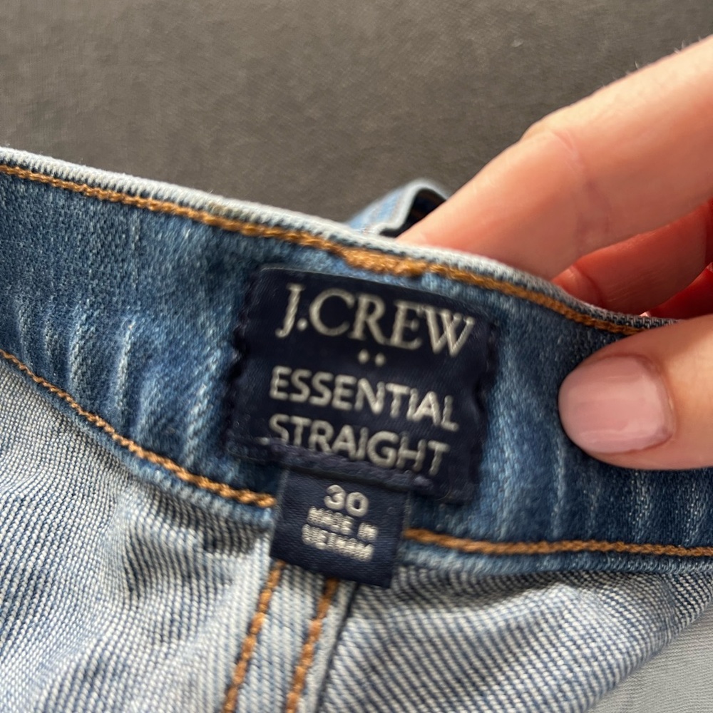 J. Crew Straight Fit Jeans - Classic Blue
